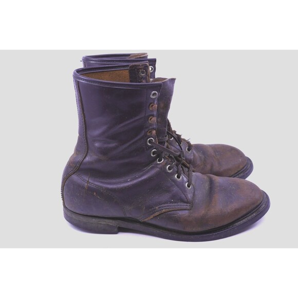 Vintage MASON Boots Mens Size 8 4E Wide EEEE Chippewa Logger Jump Union Made USA - Picture 1 of 7